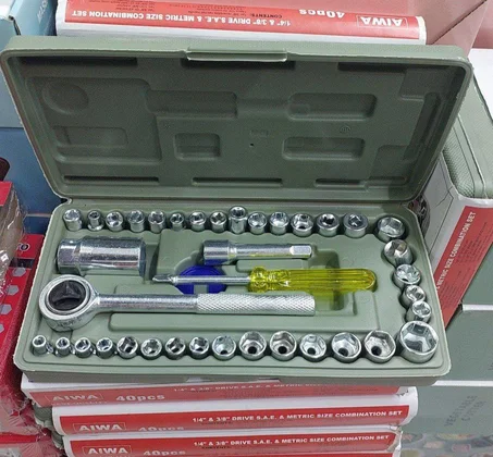 Boîte à outils combinée pour voiture, ensemble d'outils pour véhicule,40 pièces