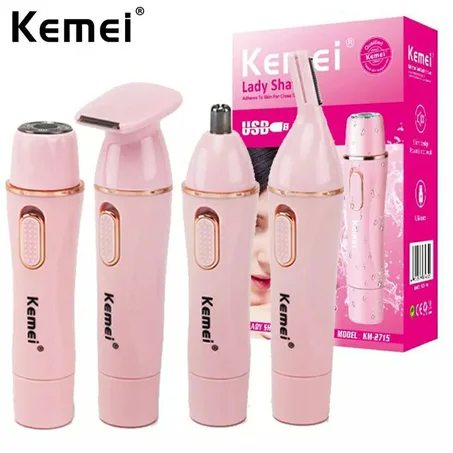 Kemei Epilateur Rasoir électrique rechargeable