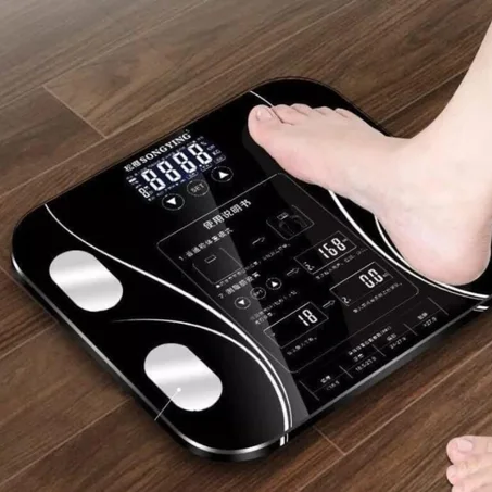 ميزان ذكي لقياس الوزن بدقة عالية حتى 180 كلغ