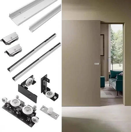 SYSTEME PORTE COULISSANT INVISIBLE 120