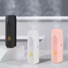 مبخرة كهربائية محمولة فاخرة لتبخير منزلية مع مشط لتبخير الشعر | تصميم حديث وآمن بدون فحم