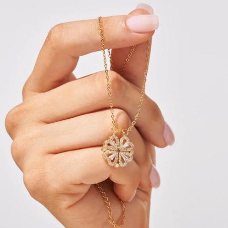 🎁قلادة القلوب الأربعة + واحدة هدية