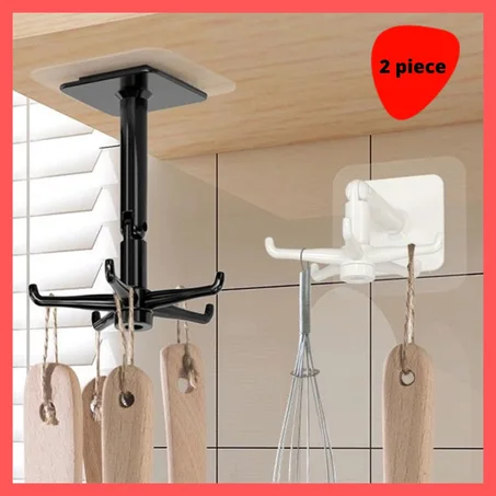 Crochet de rangement rotatif