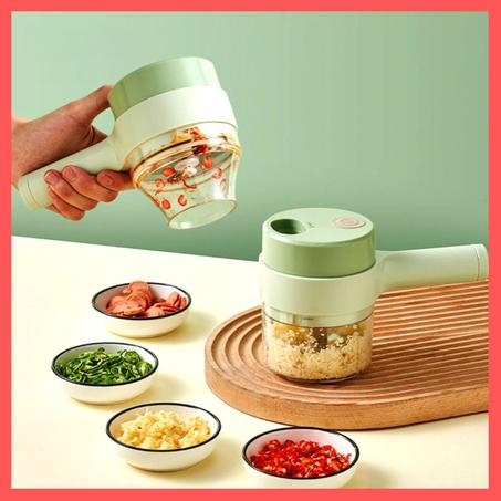 Coupe-légumes électrique 4 en 1