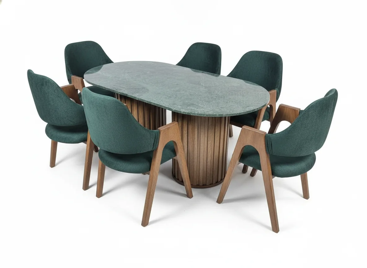 La table à manger Marbrière Vert Guatemala