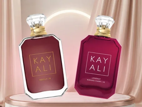 Be Kayali 1: Kayali Vanilla 28 + Kayali Lovefest Burning Cherry 48