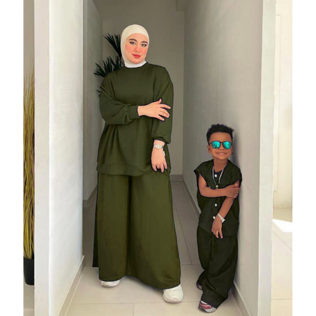 موديل سيرفيط 2 بييس اوفر سايز الثوب موطوني