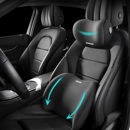 طقم الوسائد الطبية وداعاً لآلام الظهر والرقبة أثناء القيادة!