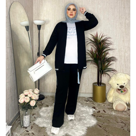 موديل سيرفيط 3 بييس للمحجبات وغير المحجبات لمسة أنثوية راقية