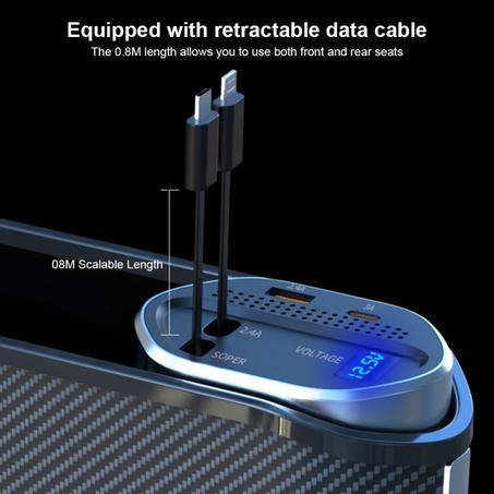 شـاحن الهـاتف و الأغـراض الـخاص بفجوة مقعـد سيـارة