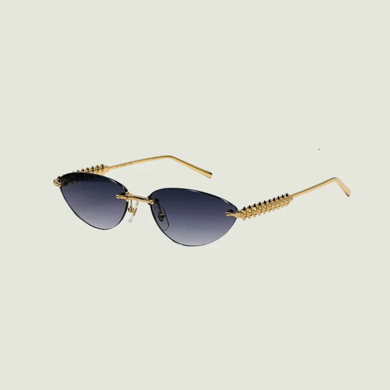 Lunettes Cartier Spike Gold Élégance