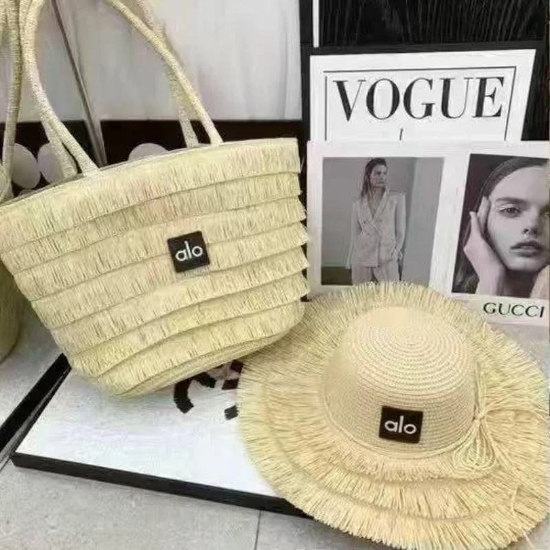 Ensemble Sac & Chapeau Tressé ALO – L’Essentiel de l’Été