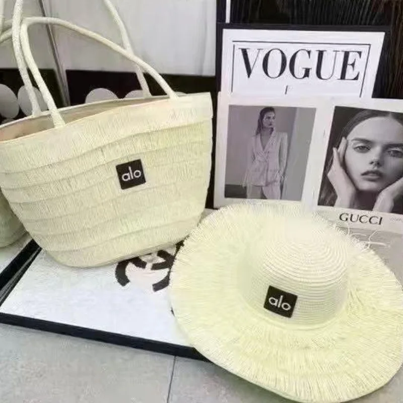 Ensemble Sac & Chapeau Tressé ALO – L’Essentiel de l’Été