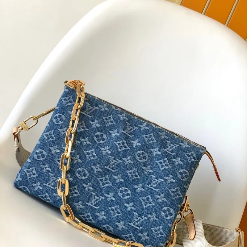 Sac Louis Vuitton en Denim Monogram Bleu – Élégance Intemporelle & Style Tendance