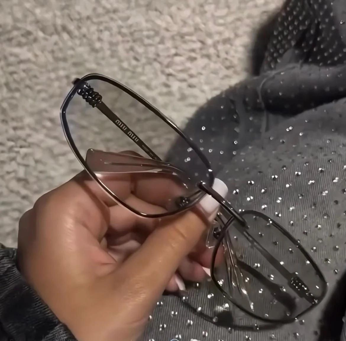 Lunettes Miu Miu forme rectangulaire