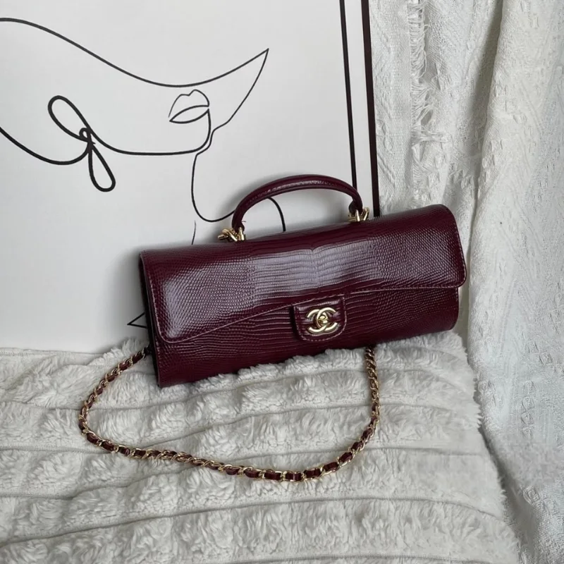 Chanel – Sac Signature Effet Lézard