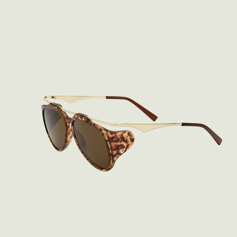 Lunettes Soleil YSL Cat eye - Détail Doré Premium