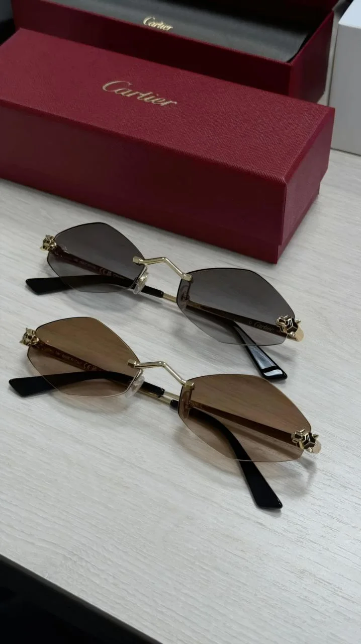 Lunettes Cartier Panthère – Marron & Noir