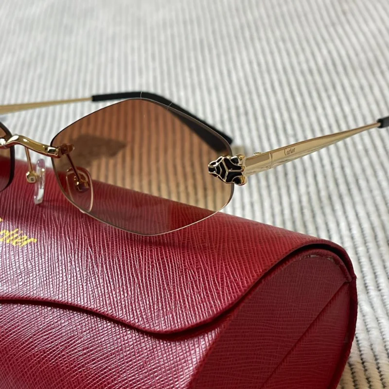 Lunettes Cartier Panthère – Marron & Noir