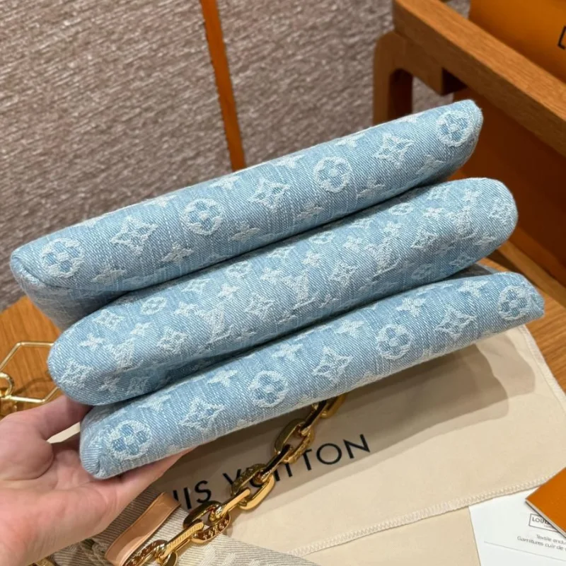 Sac Louis Vuitton en Denim Monogram Bleu – Élégance Intemporelle & Style Tendance