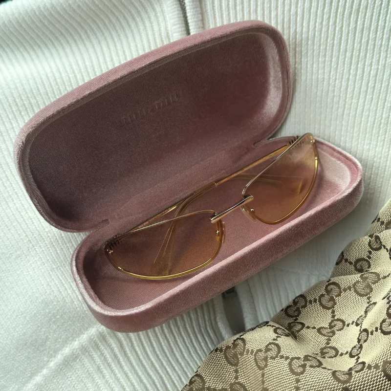 Lunettes de Soleil Miu Miu Rectangulaires Métal