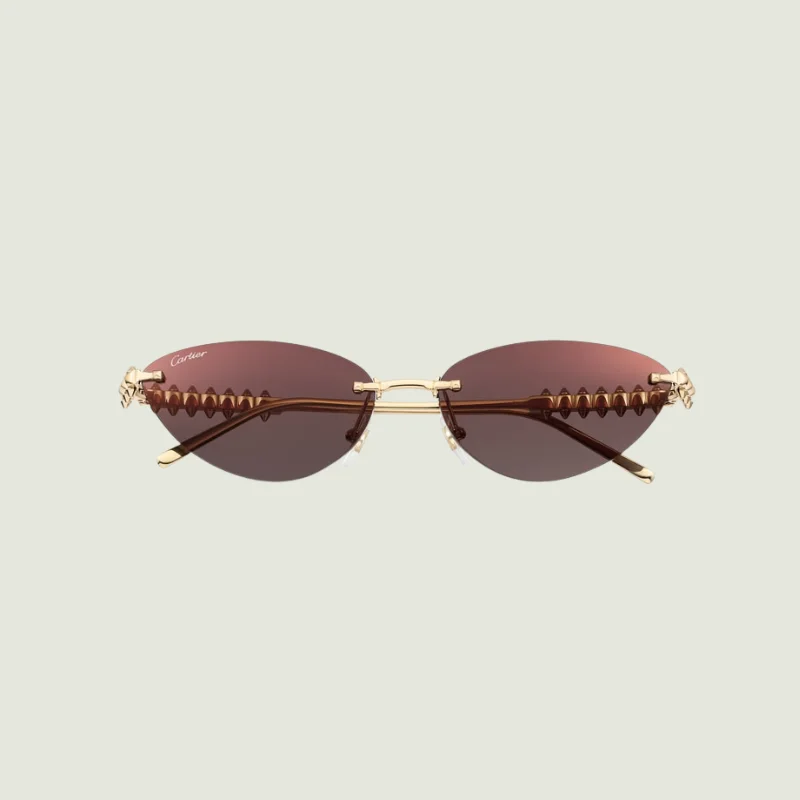 Lunettes Cartier Spike Gold Élégance