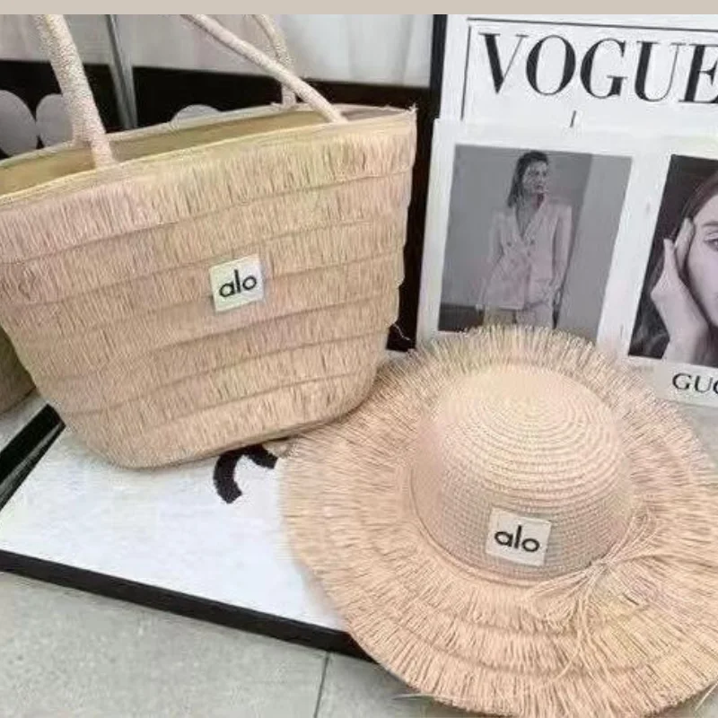 Ensemble Sac & Chapeau Tressé ALO – L’Essentiel de l’Été