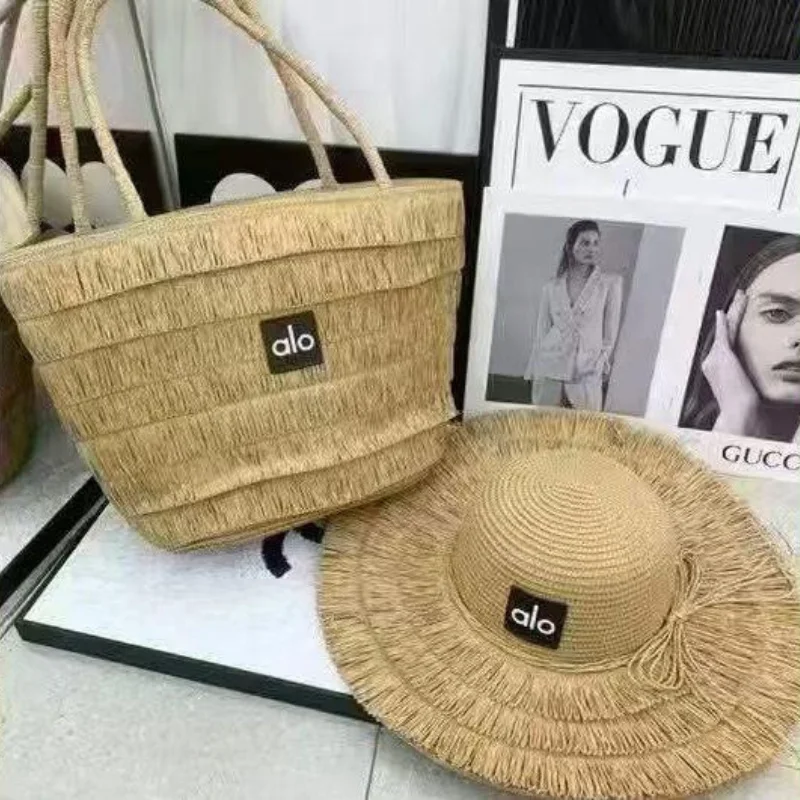Ensemble Sac & Chapeau Tressé ALO – L’Essentiel de l’Été