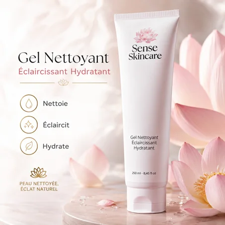 Gel Nettoyant Éclaircissant Hydratant - 250 ml