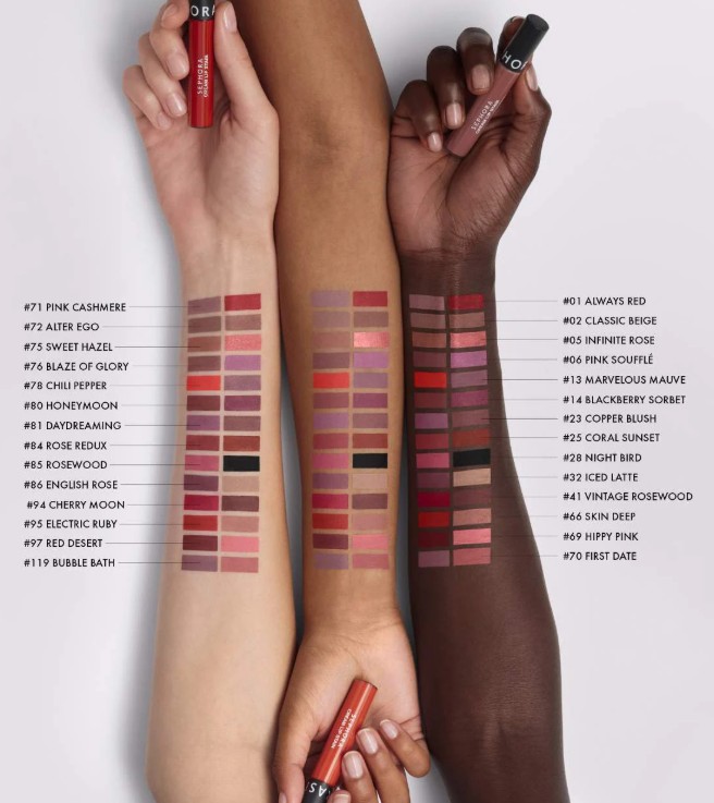 Rouge à lèvres liquide crème