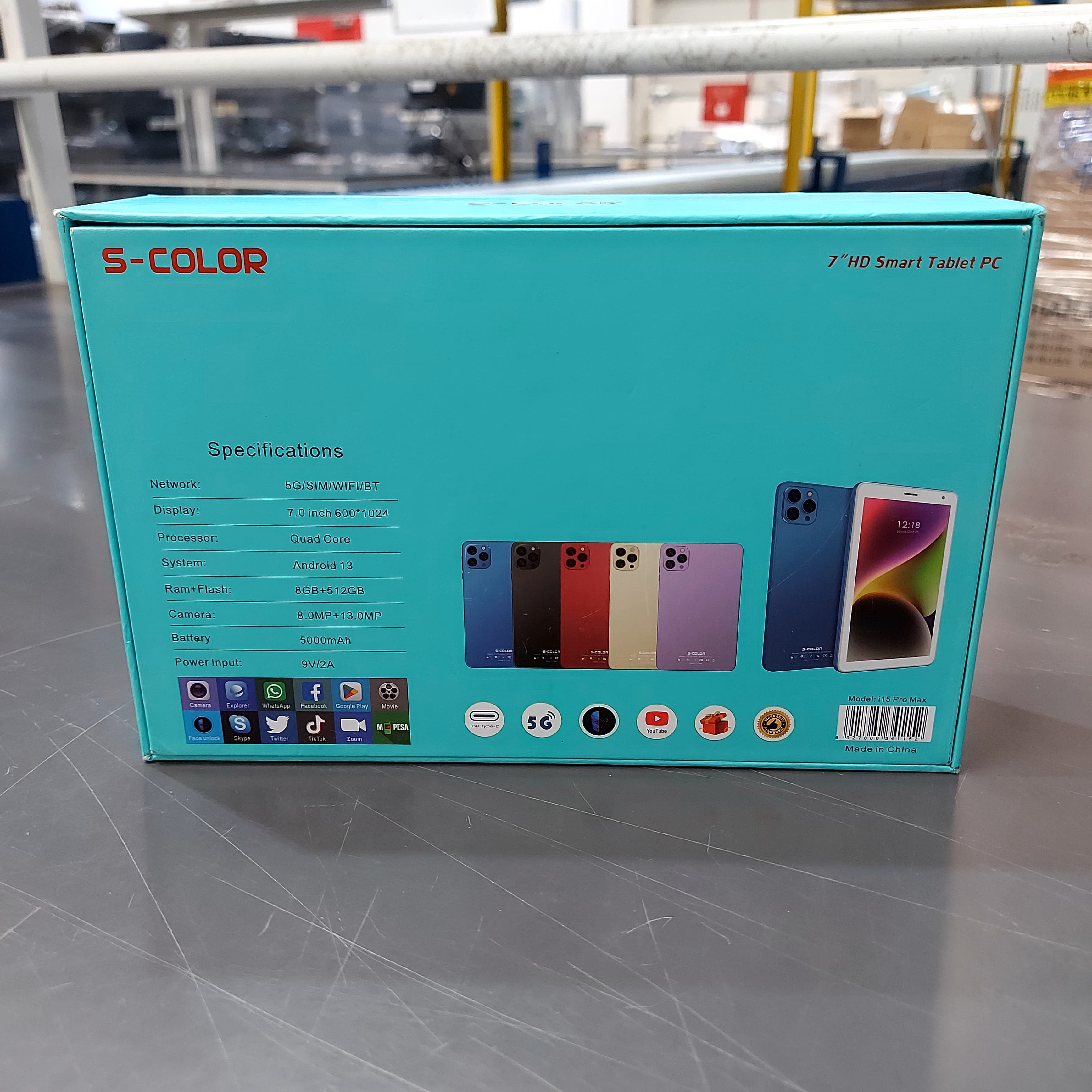 • تابلت بكيبورد  شبيه الايفون Max i15 Pro(ضمان 6 شهور)