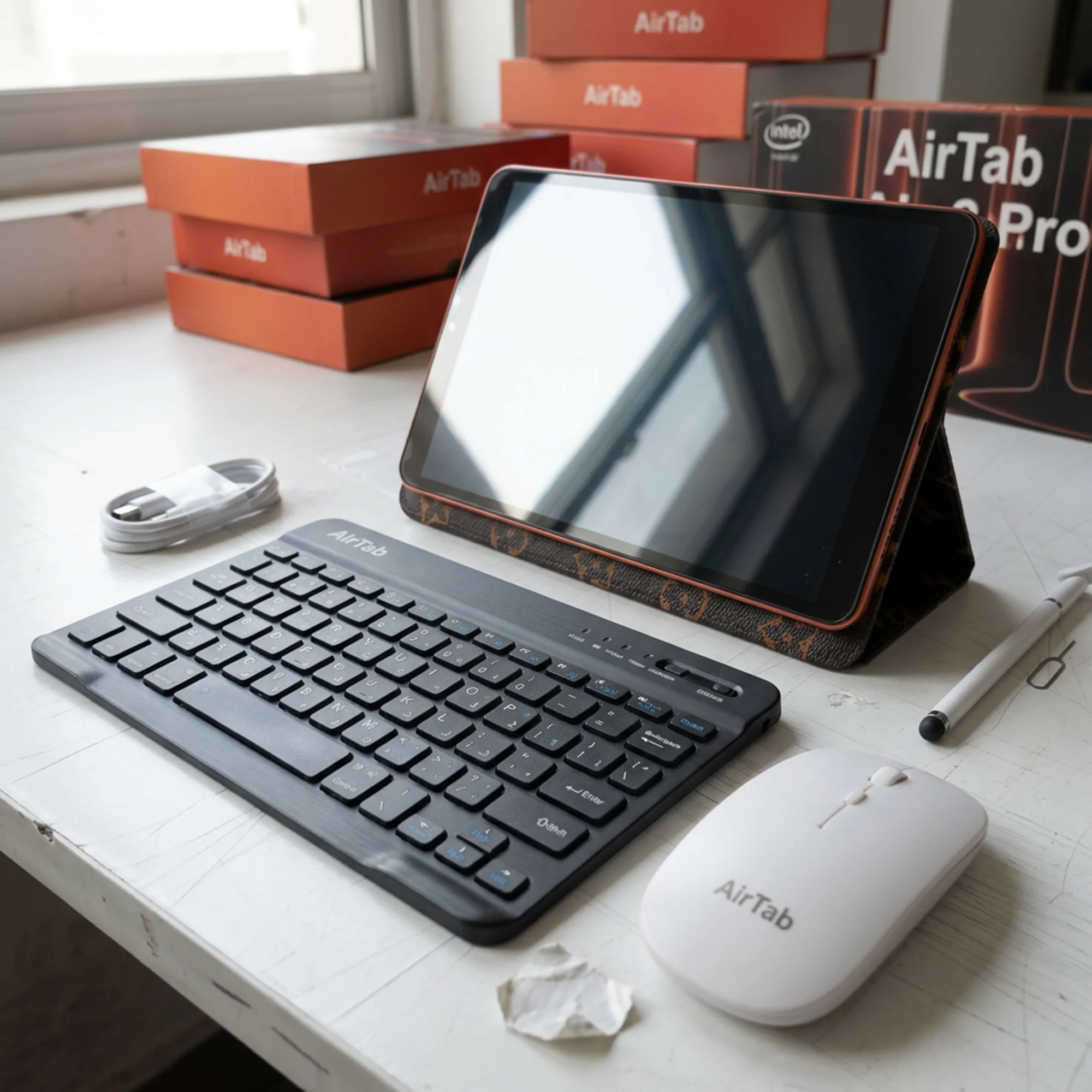 تابلت Airtap Air 8 pro (بضمان عام ) + كيبورد و ماوس بلوتوث