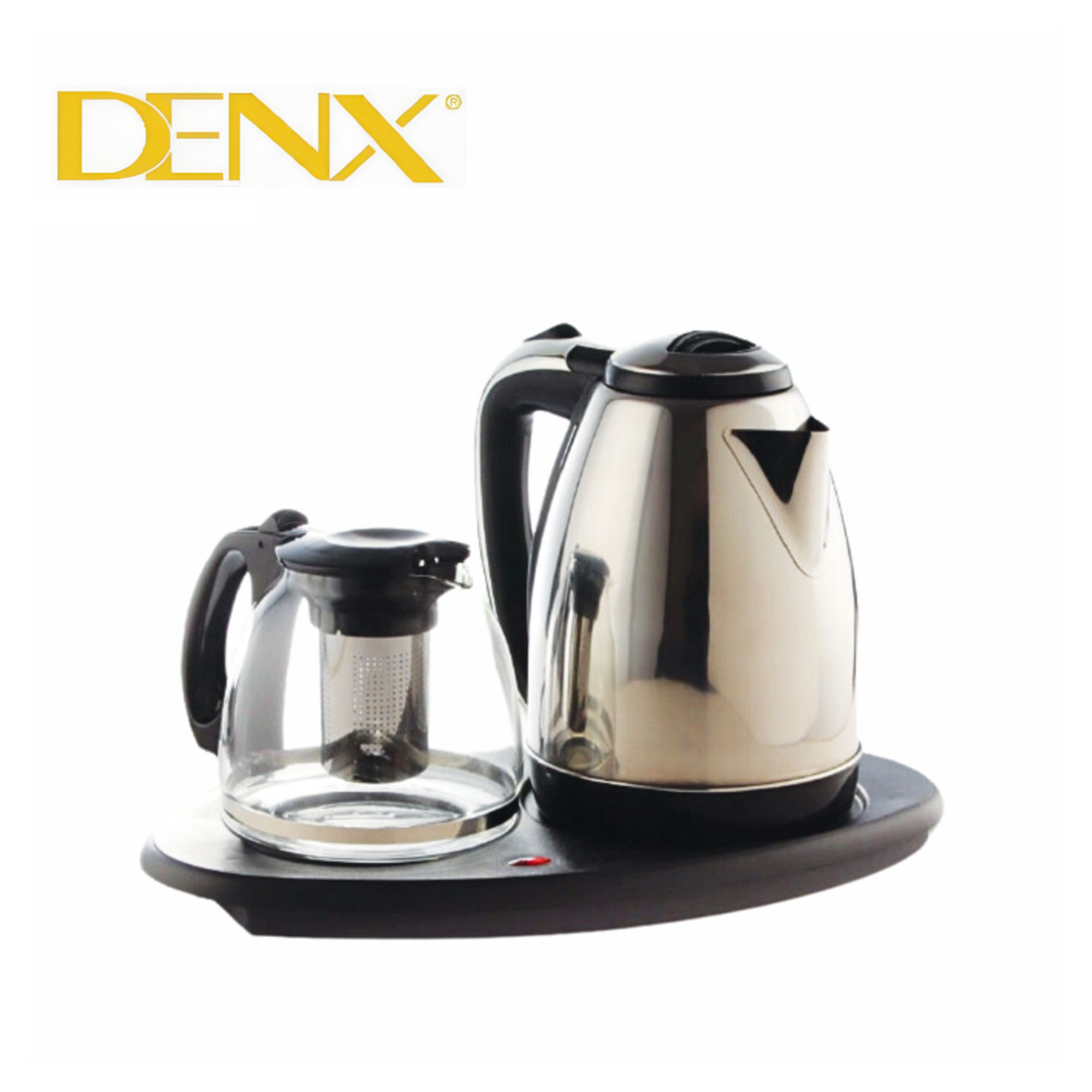Electric Kettle with Base + Teapot