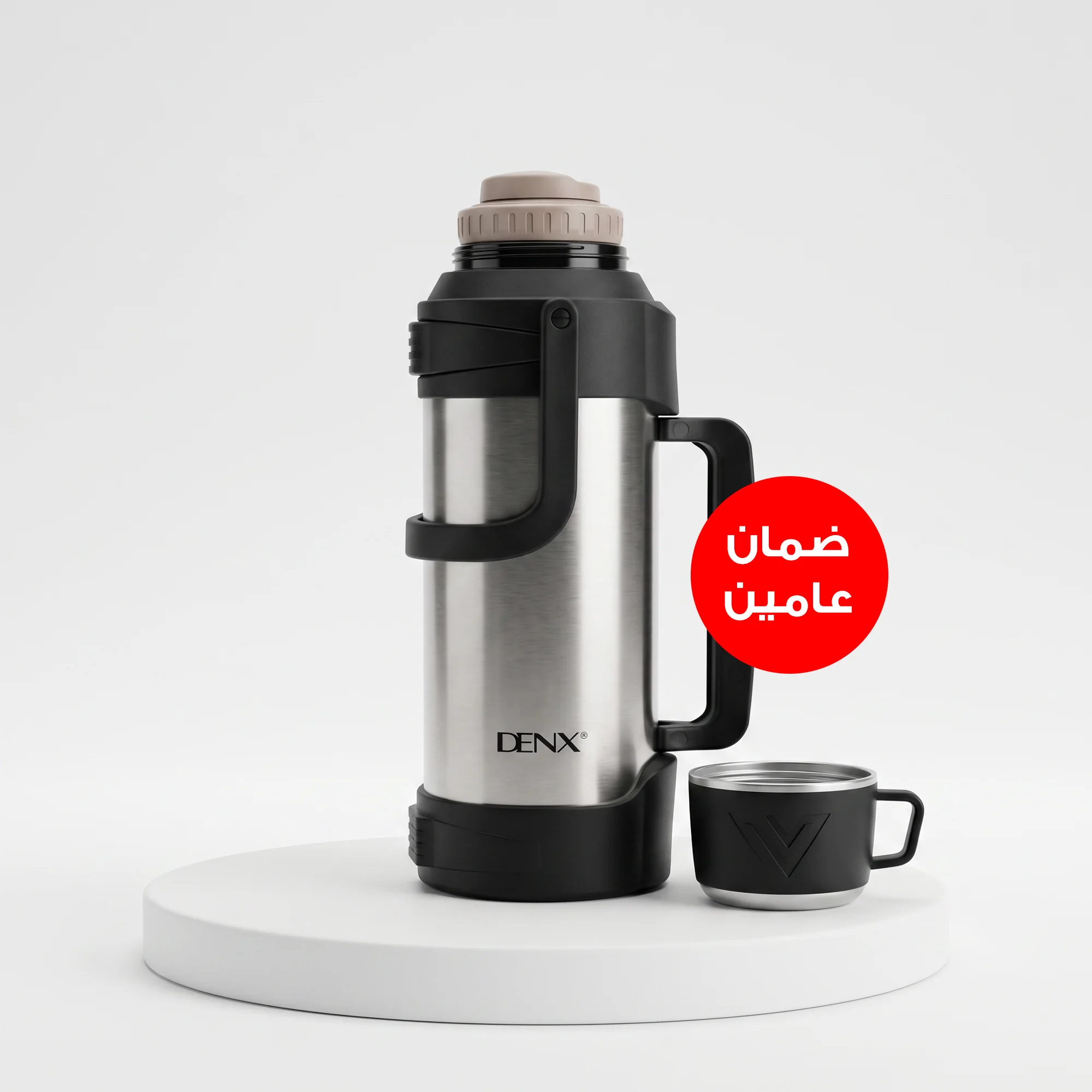 زجاجة حرارية للسفر في الهواء الطلق تحافظ على الدفء والبرودة لمدة 24 ساعة 4 لتر