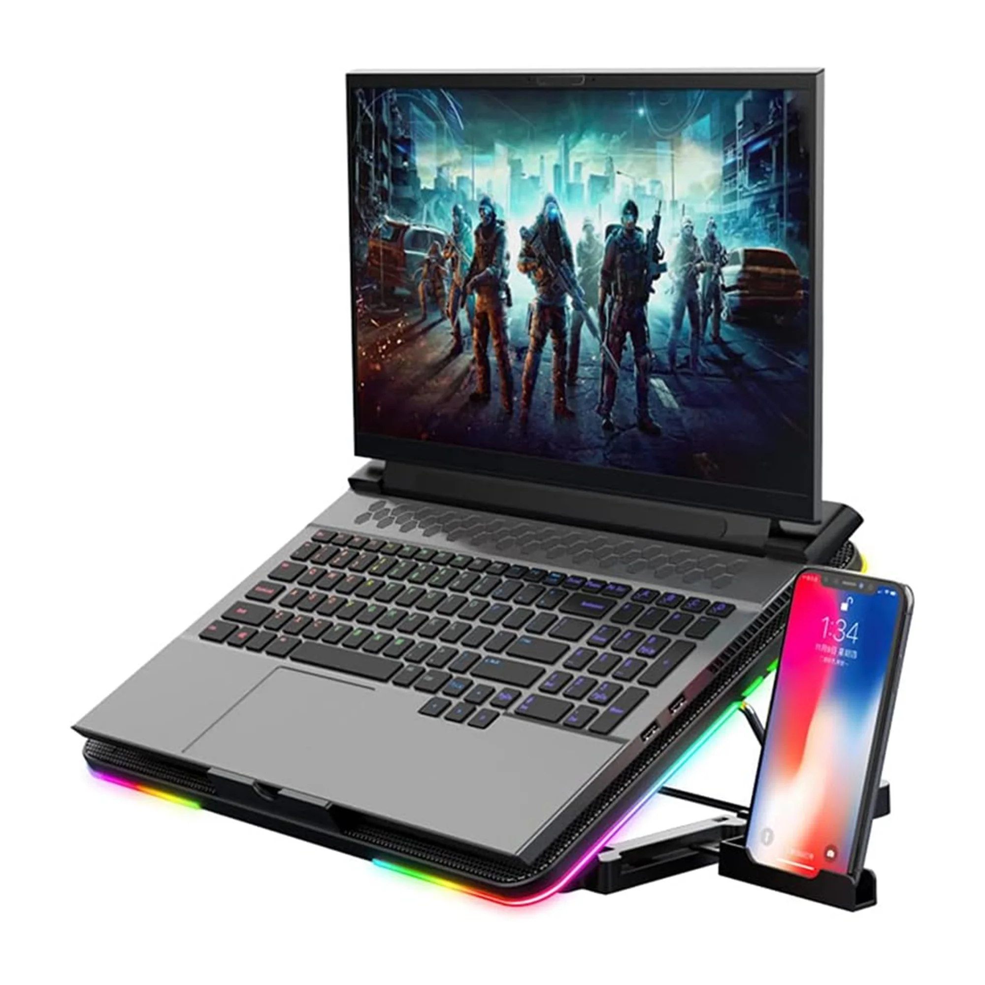 حامل لاب توب ب6 مراوح تبريد