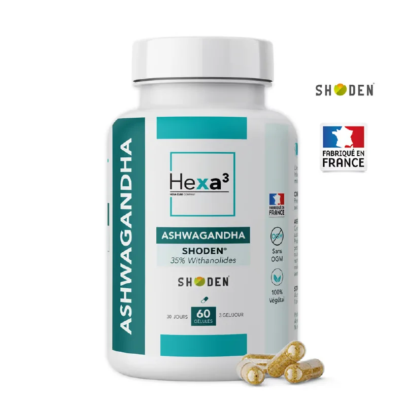Ashwagandha Shoden® – Stress, Anxiété et Sommeil