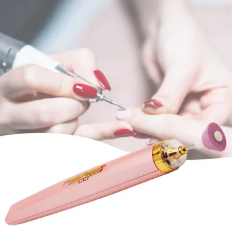 قلم تلميع أظافر كهربائي منزلي قابل لإعادة الشحن