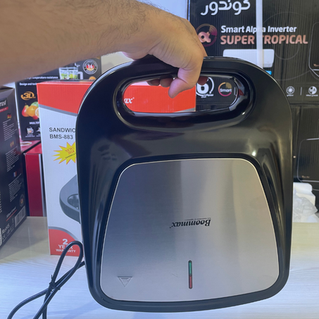 🥪 جهاز تحميص وشواء كهربائي متعدد الاستخدامات