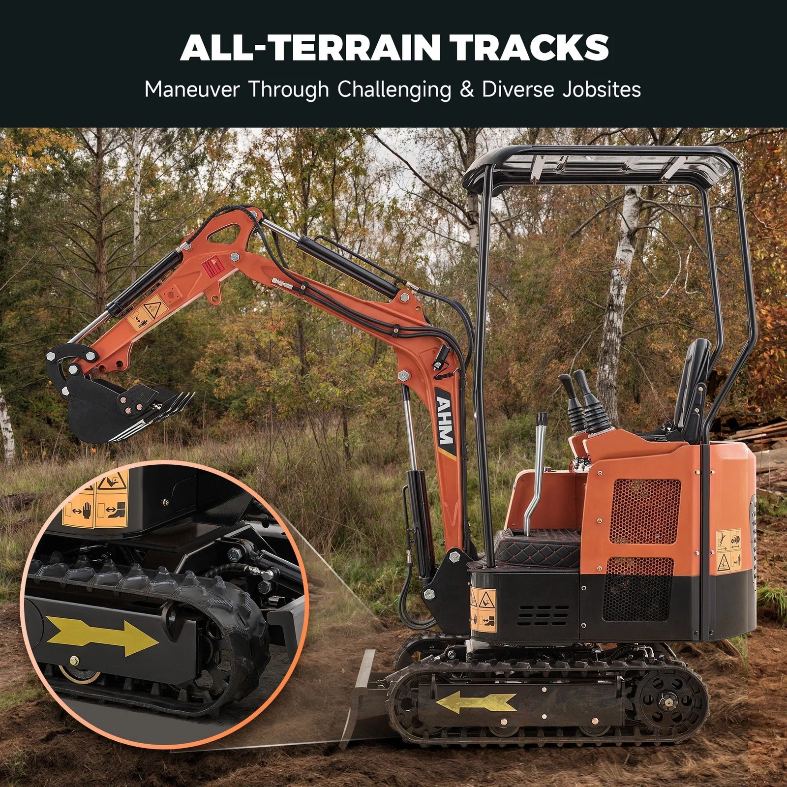 AX-16 | 23 HP 1.3 Ton B&S Engine Mini Excavator