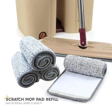 ممسحة ناعمة سحرية ودلو يدوي