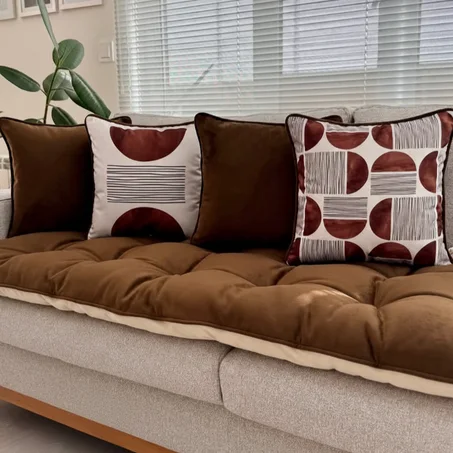 بساط حماية وراحة للاريكة بوجهين/دوبل فاص 'حصري😍'