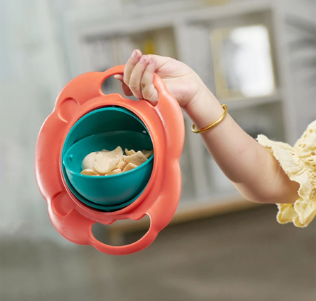 صحن أطفال مقاوم للإنسكاب