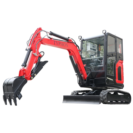 2025 TYPHON TERROR X2 Mini Excavator – 2.7 Ton | Perkins 403J‑11 Diesel Engine | EPA Certified