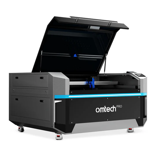 OMTech Pro 3655 Hybrid 150W Laser Cutting and Engraving Machine with 34'' x 54'' Working Area, Autofocus and Built-in Water Chiller
