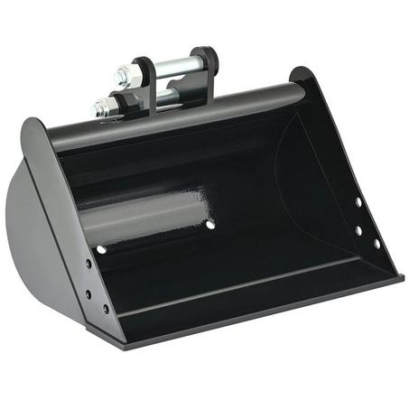 500mm Plain Flat Bucket Attachment 20" for Mini Excavator Digger with 2 Pins