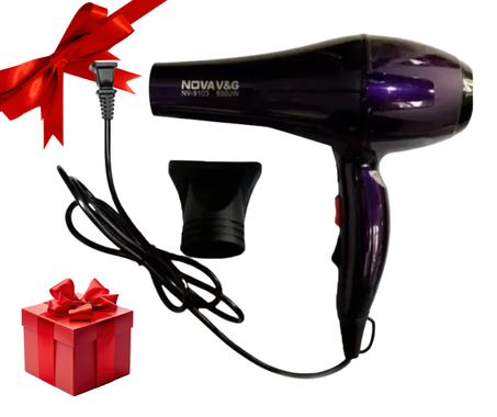 سيشوار 5000W + پلاكة هدية 🎁