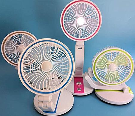 🌬️ مروحة مكتبية قابلة للدوران 360° - أداء قوي وتصميم ذكي