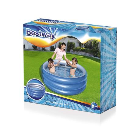 حوض سباحة دائري للأطفال من Bestway – قطر 152 سم × ارتفاع 43 سم – 3 طبقات هوائية