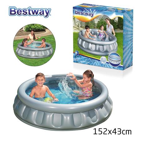حوض سباحة Bestway للأطفال – قطر 1.52 م × ارتفاع 43 سم – ممتع وآمن للصيف!