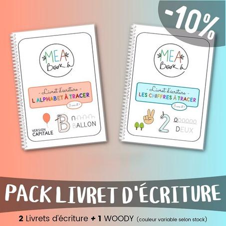 ✏️ lot de deux livrets d'écriture